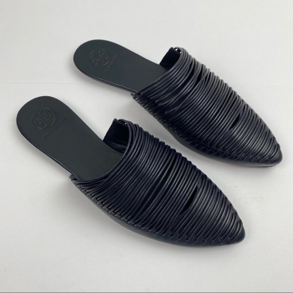 flat mule slides